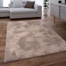 Alfombra Salon Pelo Largo Se Puede Lavar En La Lavadora Suave Felpa Taupe Beige 200x290 cm - Paco Home