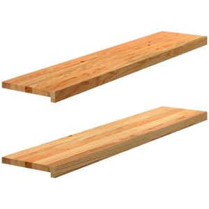 Soleira de madera clara de roble vidaXL 120x30x2 cm - Tipo de ventana Soleira de madera clara de roble vidaXL 120x30x2 cm - Tipo de ventana