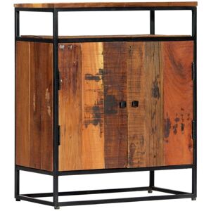 Aparador De Madera Maciza Reciclada Y Acero 60x35x76 Cm Vidaxl Aparador De Madera Maciza Reciclada Y Acero 60x35x76 Cm Vidaxl