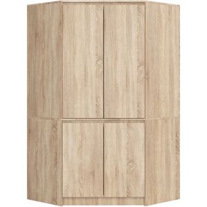 Armario Esquinero Akord S100 Roble Sonoma 100 Cm Con 4 Puertas Y 6 Estantes Acabado En Roble Sonoma 100x50x180 Cm Armario Esquinero Akord S100 Roble Sonoma 100 Cm Con 4 Puertas Y 6 Estantes Acabado En Roble Sonoma 100x50x180 Cm