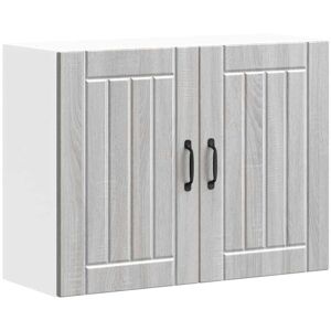 Vidaxl - Armario De Pared Cocina Lucca Madera Contrachapada Gris Sonoma Vidaxl - Armario De Pared Cocina Lucca Madera Contrachapada Gris Sonoma