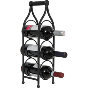 Biscottini - Botellero De Hierro Botellero De Mesa 46x13 Cm Botellero De Cocina Estante Para Botellas De Vino Bodega Botellero De Mostrador Biscottini - Botellero De Hierro Botellero De Mesa 46x13 Cm Botellero De Cocina Estante Para Botellas De Vino Bodega Botellero De Mostrador