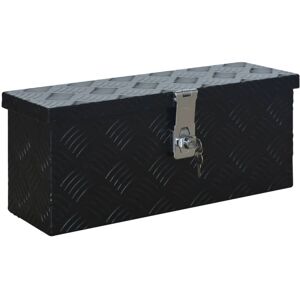 Caja De Aluminio 485x140x200 Mm Negra Vidaxl Caja De Aluminio 485x140x200 Mm Negra Vidaxl