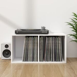 HOD Health&Home Caja de almacenamiento de vinilo blanca 71X34x36 Cm Madera ingenieril - Caja de almacenamiento HOD Health&Home Caja de almacenamiento de vinilo blanca 71X34x36 Cm Madera ingenieril - Caja de almacenamiento