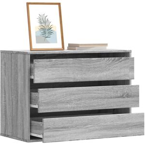 Cajonera De Esquina Madera Ingeniería Gris Sonoma 80x41x58 Cm Vidaxl Cajonera De Esquina Madera Ingeniería Gris Sonoma 80x41x58 Cm Vidaxl