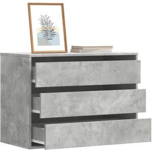 Cajonera De Esquina Madera Ingeniería Gris Hormigón 80x41x58 Cm Vidaxl Cajonera De Esquina Madera Ingeniería Gris Hormigón 80x41x58 Cm Vidaxl