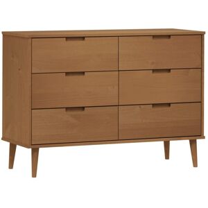 Mesita De Noche Molde Madera Maciza De Pino Marrón 113x40x80 Cm Vidaxl Mesita De Noche Molde Madera Maciza De Pino Marrón 113x40x80 Cm Vidaxl