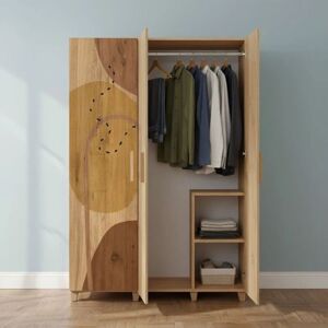 Armario 3 Puertas Dpiacer, Muebles De Dormitorio, Vestidor, Armario De Ropa, 120x48h189 Cm, Roble - Dmora Armario 3 Puertas Dpiacer, Muebles De Dormitorio, Vestidor, Armario De Ropa, 120x48h189 Cm, Roble - Dmora