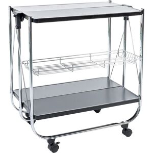 Iris Ohyama, Carro De Cocina, 2 Pisos, Cesta De Malla, Con Ruedas, Cw-005, Negro Iris Ohyama, Carro De Cocina, 2 Pisos, Cesta De Malla, Con Ruedas, Cw-005, Negro