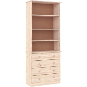 Vidaxl - Librería Con Cajones Alta Madera Maciza De Pino 77x35x186,5 Cm Vidaxl - Librería Con Cajones Alta Madera Maciza De Pino 77x35x186,5 Cm