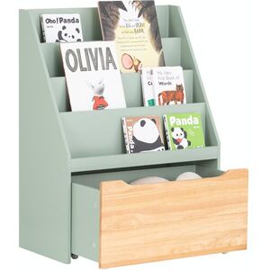 Estantería Infantil para Niños - Verde - 4 Estantes - 62x30x80cm Estantería Infantil para Niños - Verde - 4 Estantes - 62x30x80cm