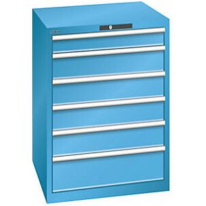 Lista Cajonera Con 6 Cajones A X P X H 717 X 725 X 1000 Mm Azul Lista Cajonera Con 6 Cajones A X P X H 717 X 725 X 1000 Mm Azul