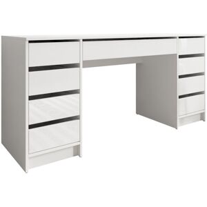 ARREDAMENTO1 Comfivo 401 - Escritorio de oficina - Blanco brillante ARREDAMENTO1 Comfivo 401 - Escritorio de oficina - Blanco brillante