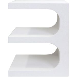 Mesitas De Noche Con 2 Estantes Mobili Rebecca Anemaria 50x40x32 Cm Mdf Blanco Moderno Mesitas De Noche Con 2 Estantes Mobili Rebecca Anemaria 50x40x32 Cm Mdf Blanco Moderno