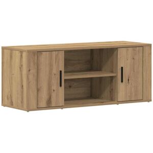 vidaXL Mueble TV Artisan Eiche - Moderno, Práctico, Fácil de Montar - TV Stand vidaXL Mueble TV Artisan Eiche - Moderno, Práctico, Fácil de Montar - TV Stand