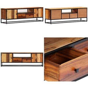 VIDAXL Mueble Para Tv De Madera Maciza Reciclada 120x30x40 Cm - Madera Reciclada - Mueble De Salón VIDAXL Mueble Para Tv De Madera Maciza Reciclada 120x30x40 Cm - Madera Reciclada - Mueble De Salón