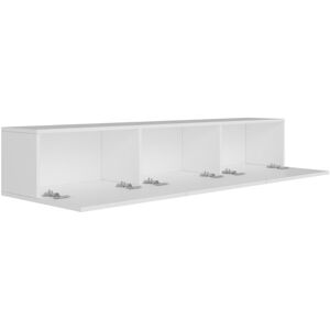 CONCEPT-USINE Mueble Tv Suspendido Con Armarios 150 Cm Blanco Hal CONCEPT-USINE Mueble Tv Suspendido Con Armarios 150 Cm Blanco Hal