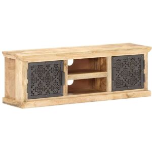 VIDAXL Muebles De Tv Con Puertas De Acero 120x30x40cm Manguera Masiva VIDAXL Muebles De Tv Con Puertas De Acero 120x30x40cm Manguera Masiva