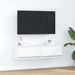 vidaXL Mueble de TV Blanco Deslizante Suave - Mueble Televisión vidaXL Mueble de TV Blanco Deslizante Suave - Mueble Televisión