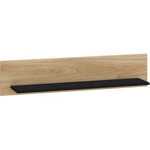 PETITS-MEUBLES Estante Mural Elara Madera Y Negro PETITS-MEUBLES Estante Mural Elara Madera Y Negro