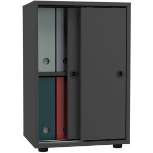 EBUY24 Armario De Oficina Vcm Con 2 Compartimentos Armario De Archivo Moderno Con Puertas Correderas Dimensiones Aprox. Al. 74 X An. 49 X T. 38 Cm – Ulas 2 Compartimento (antracita) EBUY24 Armario De Oficina Vcm Con 2 Compartimentos Armario De Archivo Moderno Con Puertas Correderas Dimensiones Aprox. Al. 74 X An. 49 X T. 38 Cm – Ulas 2 Compartimento (antracita)