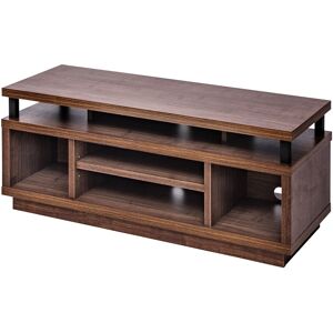 Mueble De Tv /tv Mueble/ Mueble De Tv Con 5 Estantes Abiertos / Tv Hasta 43, Madera Maciza, Orificios Para Cables, Oficina, Sala - Tv Cabinet Middle - Ots-100m - Marrón - Iris Ohyama Mueble De Tv /tv Mueble/ Mueble De Tv Con 5 Estantes Abiertos / Tv Hasta 43, Madera Maciza, Orificios Para Cables, Oficina, Sala - Tv Cabinet Middle - Ots-100m - Marrón - Iris Ohyama