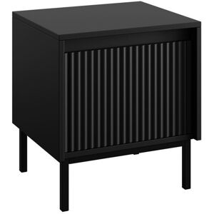 Mobilier1 - Mesilla De Noche Comfivo Delruva 105, Negro, Número De Cajones: 0, Número De Puertas: 0, 50x45x40cm, Aglomerado Laminado, Mdf Mobilier1 - Mesilla De Noche Comfivo Delruva 105, Negro, Número De Cajones: 0, Número De Puertas: 0, 50x45x40cm, Aglomerado Laminado, Mdf