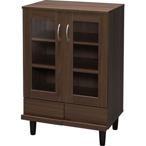 Mobile Contenitore, Credenza, Cassetiera, Armadio A 3 Ante, 3 Ripiani Regolabili, Contemporaneo, Design, Solido, Cucina, Sala Da Pranzo, Soggiorno - Cabinet - Kbn-9390 - Marrone - Iris Ohyama Mobile Contenitore, Credenza, Cassetiera, Armadio A 3 Ante, 3 Ripiani Regolabili, Contemporaneo, Design, Solido, Cucina, Sala Da Pranzo, Soggiorno - Cabinet - Kbn-9390 - Marrone - Iris Ohyama