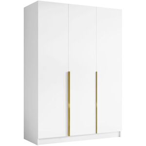 MUEBLES Atlanta 205 Armario Dorado Blanco - Muebles de almacenaje MUEBLES Atlanta 205 Armario Dorado Blanco - Muebles de almacenaje