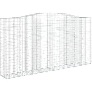 Cesta de gaviones arco 400x50x200/220 cm de hierro galvanizado vidaXL Cesta de gaviones arco 400x50x200/220 cm de hierro galvanizado vidaXL