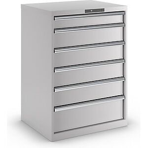 Lista Cajonera Con 6 Cajones A X P X H 717 X 725 X 1000 Mm Gris Lista Cajonera Con 6 Cajones A X P X H 717 X 725 X 1000 Mm Gris