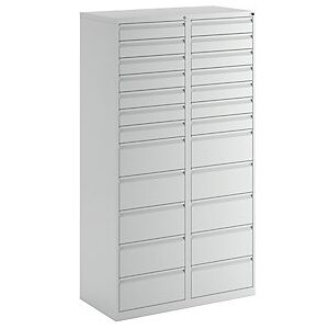 EUROKRAFTBASIC Cajonera Acero H X A X P 1800 X 1000 X 500 Mm 24 Cajones EUROKRAFTBASIC Cajonera Acero H X A X P 1800 X 1000 X 500 Mm 24 Cajones