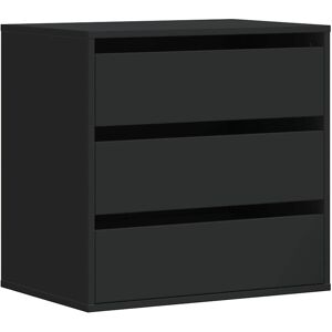 Cajonera De Esquina Madera De Ingeniería Negra 60x41x58 Cm Vidaxl Cajonera De Esquina Madera De Ingeniería Negra 60x41x58 Cm Vidaxl