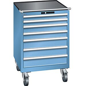 Lista Cajonera Rodante A X P 717 X 725 Mm 7 Cajones Azul Lista Cajonera Rodante A X P 717 X 725 Mm 7 Cajones Azul