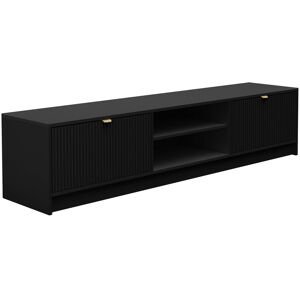 Mueble TV Comfivo J101 - Negro - 180x40x40cm Mueble TV Comfivo J101 - Negro - 180x40x40cm