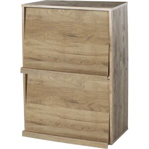Mobiliario, Biblioteca, Estante De Almacenamiento, 2 Puertas Plegables, Diseño, Sólido, Moderno, Multi-uso, Escritorio, Habitación, Salón - Flap Rack Chr - 2 - Marron Centr É - Iris Ohyama Mobiliario, Biblioteca, Estante De Almacenamiento, 2 Puertas Plegables, Diseño, Sólido, Moderno, Multi-uso, Escritorio, Habitación, Salón - Flap Rack Chr - 2 - Marron Centr É - Iris Ohyama