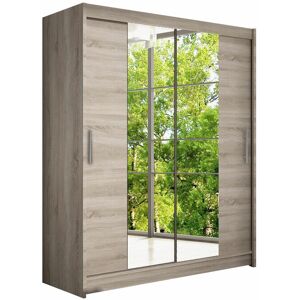 MIRJAN24 Mobilier1 - Armario Closico 132, Trufa Roble, 200x150x58cm, Puertas De Armario: Correderas, Número De Estantes: 0 MIRJAN24 Mobilier1 - Armario Closico 132, Trufa Roble, 200x150x58cm, Puertas De Armario: Correderas, Número De Estantes: 0