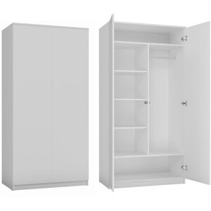 TOPESHOP Armario Malwa Sd-90 Blanco TOPESHOP Armario Malwa Sd-90 Blanco