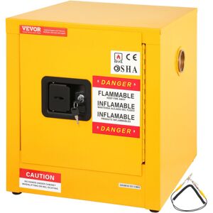 Armario De Seguridad Puerta Individual Cerrar Manualmente Amarillo 43 X 43 X 46cm Para Una Variedad De Ambientes Comerciales E Industriales Y Gabinete Amarillo De Almacenamiento Peligroso - Vevor Armario De Seguridad Puerta Individual Cerrar Manualmente Amarillo 43 X 43 X 46cm Para Una Variedad De Ambientes Comerciales E Industriales Y Gabinete Amarillo De Almacenamiento Peligroso - Vevor