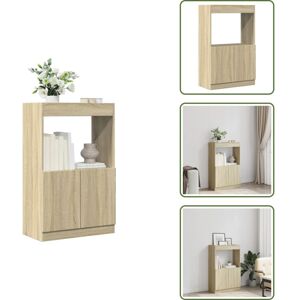 VIDAXL The Living Store Aparador Alto Madera Ingeniería Roble Sonoma 63x33x100 Cm - Madera De Ingeniería VIDAXL The Living Store Aparador Alto Madera Ingeniería Roble Sonoma 63x33x100 Cm - Madera De Ingeniería