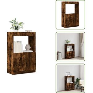 VIDAXL The Living Store Aparador De Madera De Ingeniería Roble Ahumado 63x33x100 C - Aparador De Madera De Ingeniería VIDAXL The Living Store Aparador De Madera De Ingeniería Roble Ahumado 63x33x100 C - Aparador De Madera De Ingeniería