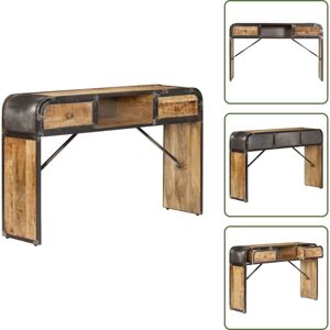 VIDAXL The Living Store Aparador Madera De Mango Maciza 120x30x75 Cm - Mesa De Madera VIDAXL The Living Store Aparador Madera De Mango Maciza 120x30x75 Cm - Mesa De Madera