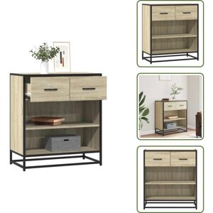 Armario De Pasillo - Vidaxl Aparador Madera Ingeniería Roble Sonoma 68x35x76 Cm - Armario De Cocina Armario De Pasillo - Vidaxl Aparador Madera Ingeniería Roble Sonoma 68x35x76 Cm - Armario De Cocina