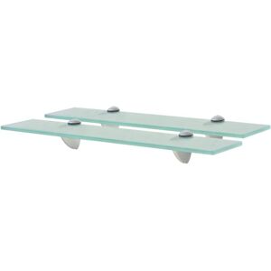 Estantes Flotantes 2 Unidades Vidrio 8 Mm 50x10 Cm Vidaxl Estantes Flotantes 2 Unidades Vidrio 8 Mm 50x10 Cm Vidaxl