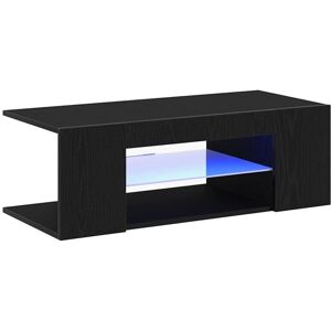 vidaXL Mueble de TV - Negro - Diseño Moderno - 90x39x30 cm - Mueble TV vidaXL Mueble de TV - Negro - Diseño Moderno - 90x39x30 cm - Mueble TV