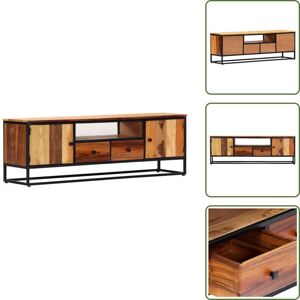 VIDAXL The Living Store Mueble Para Tv De Madera Maciza Reciclada 120x30x40 Cm - Madera Reciclada VIDAXL The Living Store Mueble Para Tv De Madera Maciza Reciclada 120x30x40 Cm - Madera Reciclada