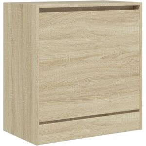 Helloshop26 - Zapatero Zapatero Mueble De Almacenaje Entrada Pasillo Salón Sonoma 60 X 34 X 63,5 Cm Madera Contrachapada Marrón 020021712 Helloshop26 - Zapatero Zapatero Mueble De Almacenaje Entrada Pasillo Salón Sonoma 60 X 34 X 63,5 Cm Madera Contrachapada Marrón 020021712