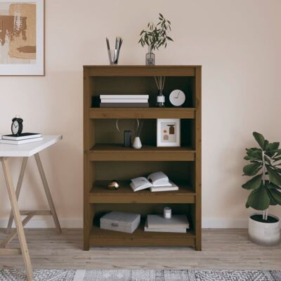 vidaXL Estantería de madera de pino maciza - Diseño rústico vidaXL Estantería de madera de pino maciza - Diseño rústico