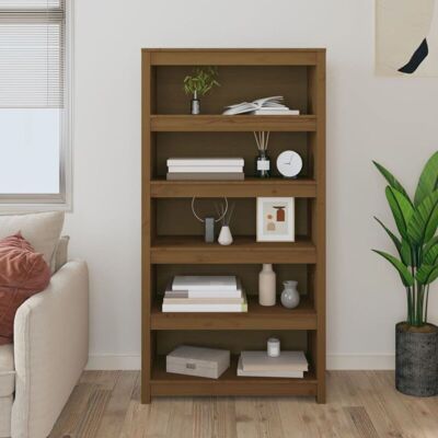 Estantería de madera de pino macizo vidaXL - Gran capacidad y diseño moderno Estantería de madera de pino macizo vidaXL - Gran capacidad y diseño moderno