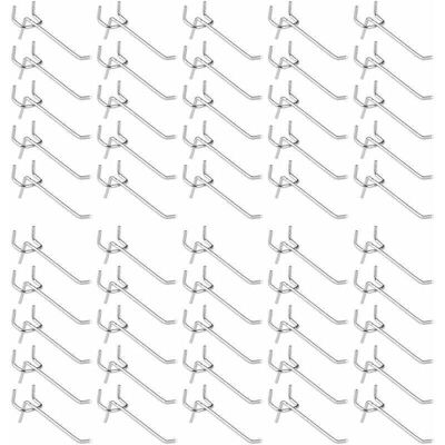 OEM 50 Ganchos Para Tableros Perforados, Ganchos Para Estantes De Pared Para Exhibiciones De Tableros Perforados, Garajes, Talleres, Herramientas, Almacenamiento, Colgadores De Estantes De Pared. OEM 50 Ganchos Para Tableros Perforados, Ganchos Para Estantes De Pared Para Exhibiciones De Tableros Perforados, Garajes, Talleres, Herramientas, Almacenamiento, Colgadores De Estantes De Pared.